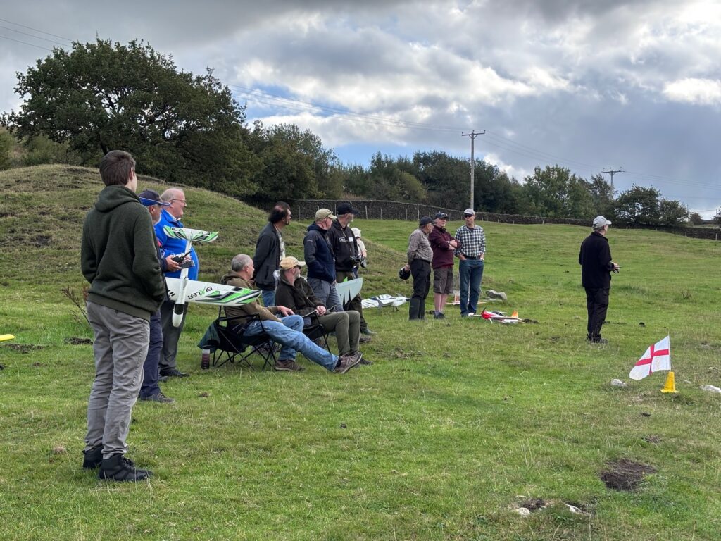 DPMAC Members take part in the spot landing competition at the Ian Warhurst Memorial